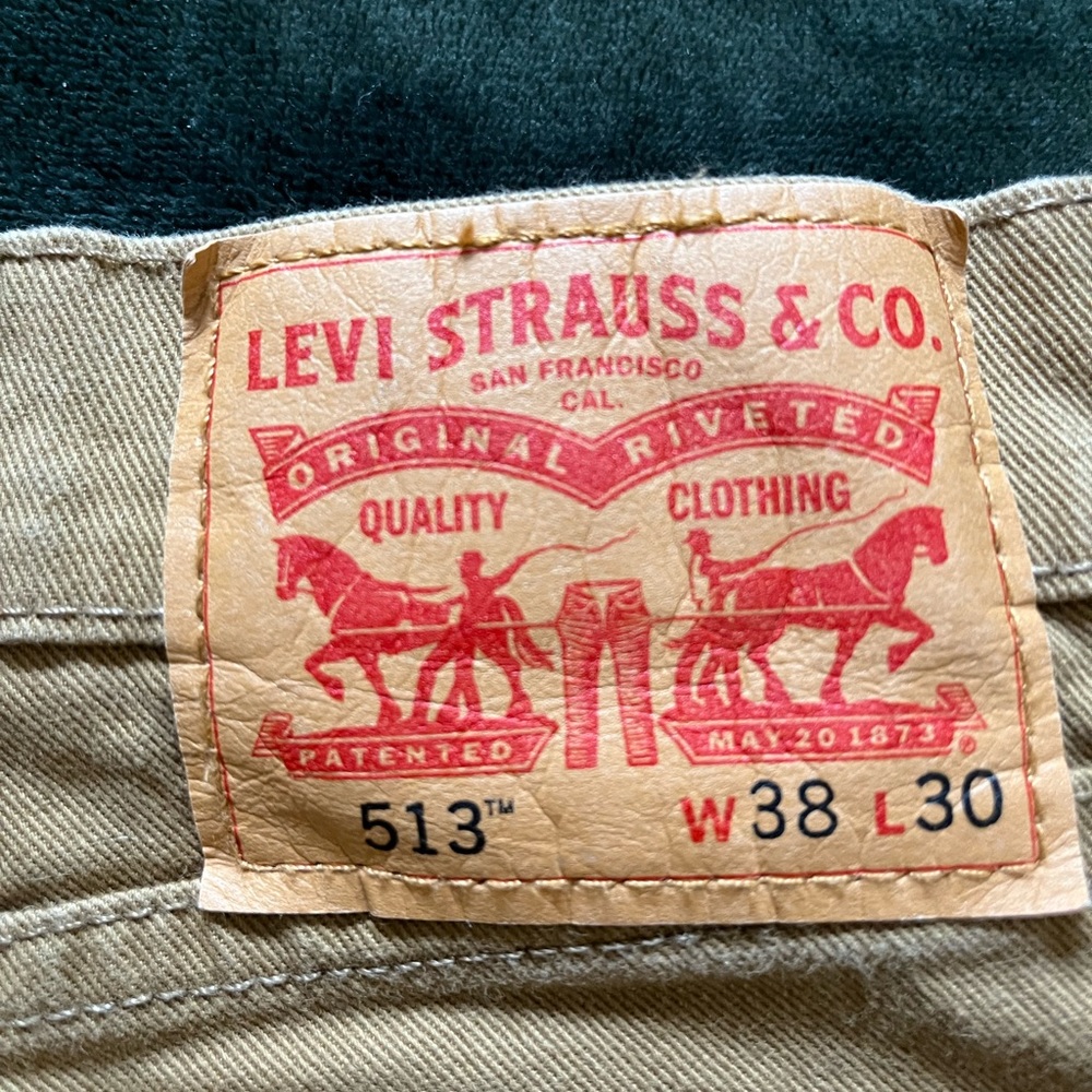 Levi strauss & co original riveted brown jeans